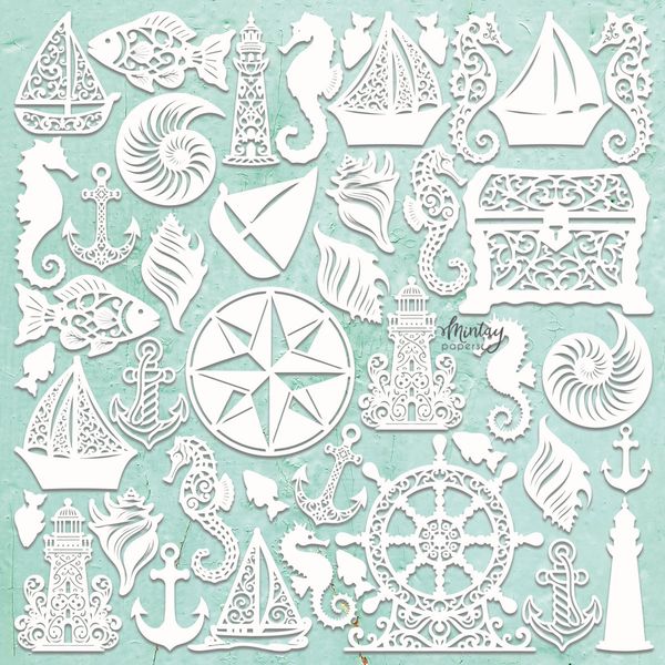 Mintay Seashore Filigree 1 Chippies