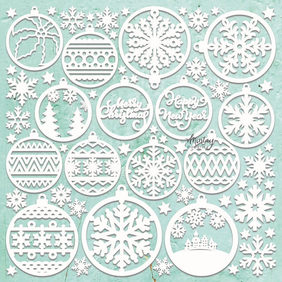 Mintay Ornaments 2 Decor Chippies