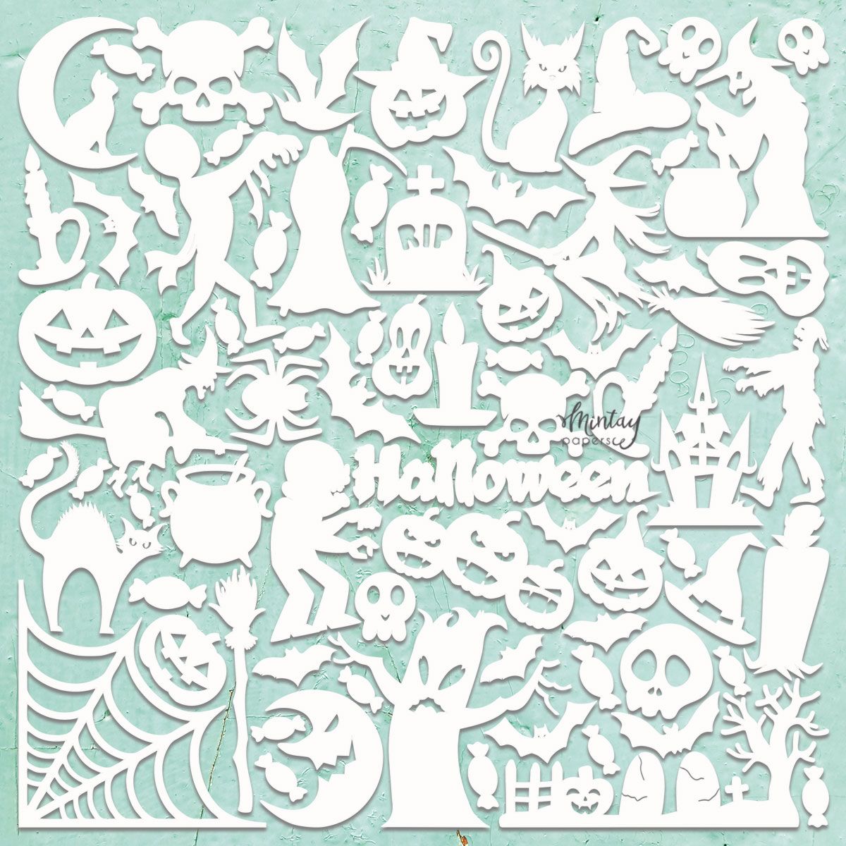 Mintay Halloween Mix Decor Chippies