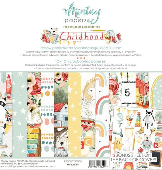 Mintay DISC - Childhood 12x12 Pad