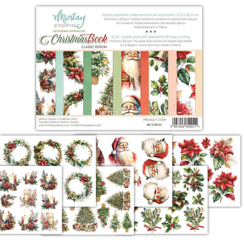 DISC - Mintay Chrtistmas Book 6x8