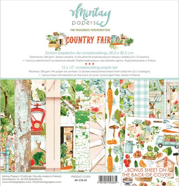 Mintay Country Fair 12x12 Pad