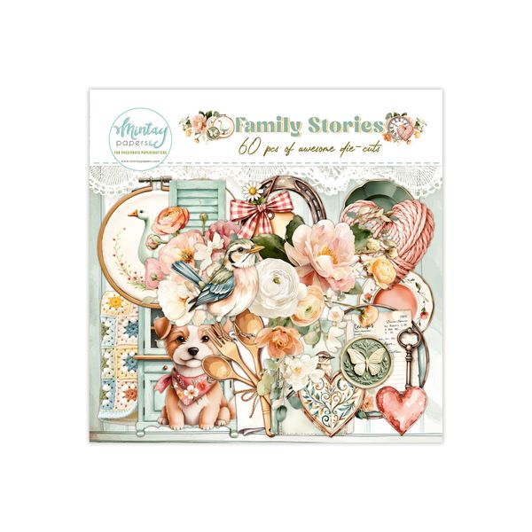 Mintay Family Stories Paper Die-Cuts, 60 pcs