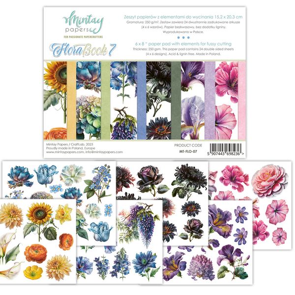 Mintay Flora 7 6 x 8 Elements Book