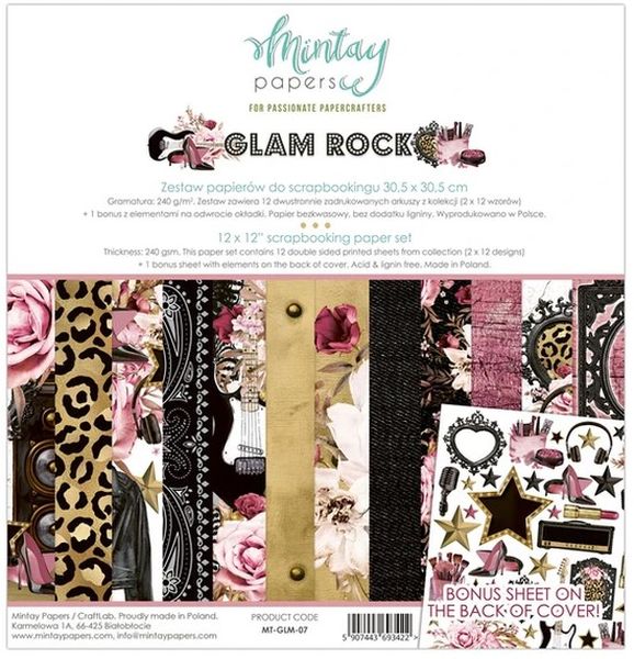 DISC - Mintay Glam Rock 12x12 Pad