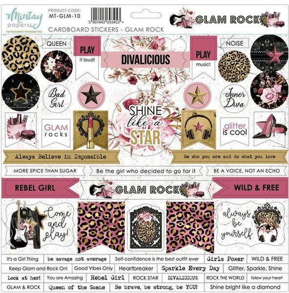DISC - Mintay Glam Rock Stickers