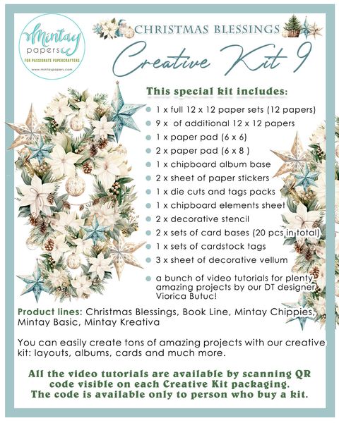 Mintay Christmas Blessings Creative Kit
