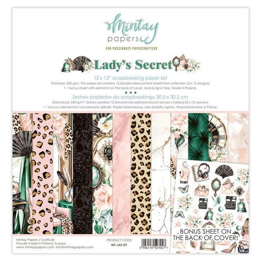 Mintay Lady's Secret 12 x 12 Paper Set