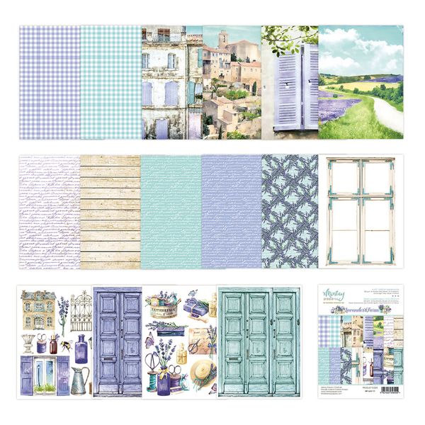 Mintay Lavender Farm 6x8 add-on paper pack
