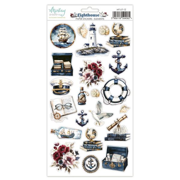 Mintay Lighthouse 6 x 12 Paper Sticker Elements