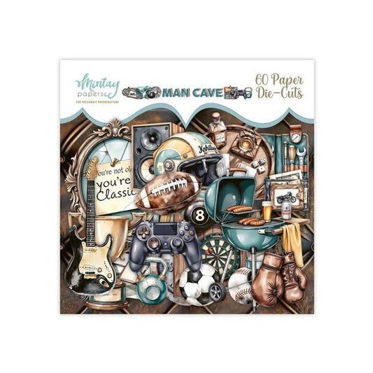 Mintay Man Cave Paper Die-Cuts, 60 pcs