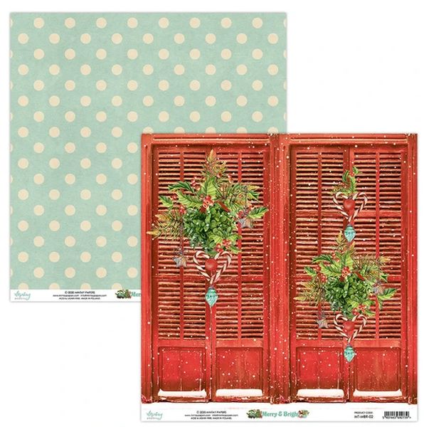 Mintay Merry & Bright Paper 02