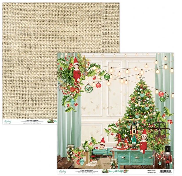 Mintay Merry & Bright Paper 03