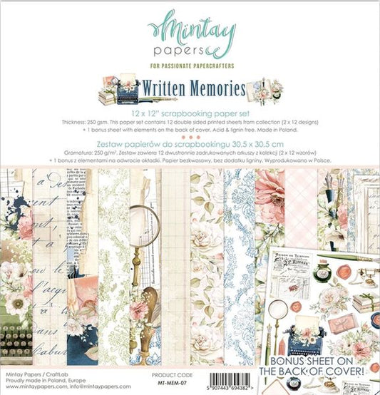 DISC - Written Memories 12x12 Pad