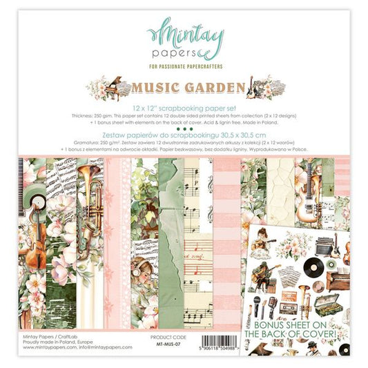 Mintay Music Garden 12 x 12 Paper Set