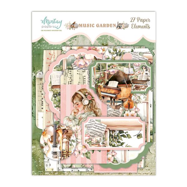 Mintay Music Garden Paper Elements, 27 pcs