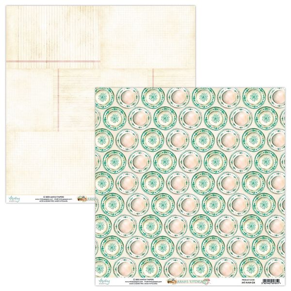 Mintay Nana's Kitchen 04 12 x 12 DS Paper