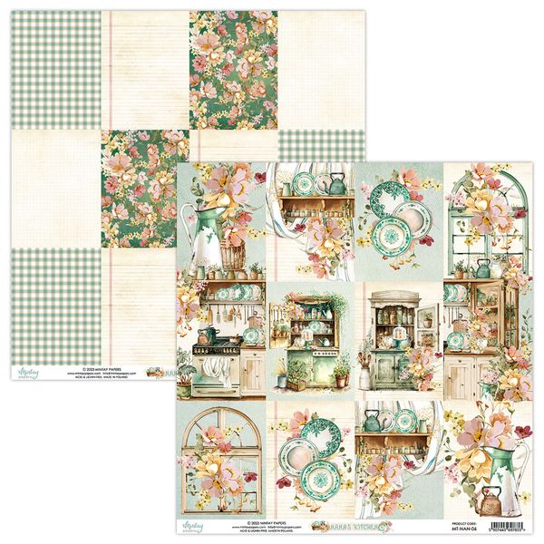 DISC - Mintay Nana's Kitchen 06 12 x 12 DS Paper