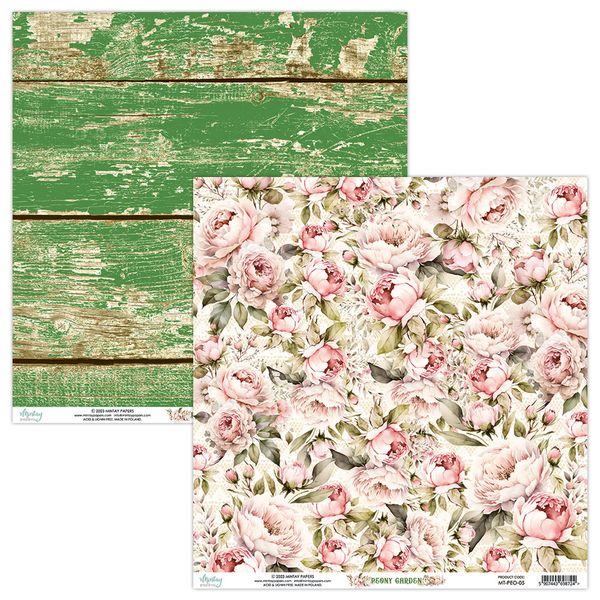 Mintay Peony Garden 05 12 x 12 DS Paper
