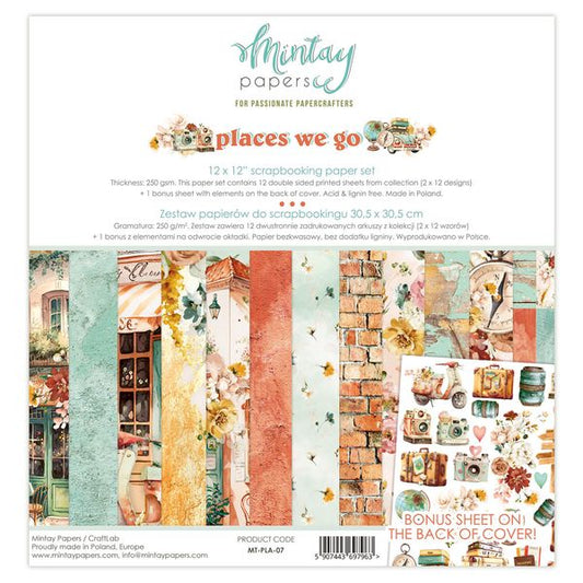 DISC - Places We Go 12x12 Pad