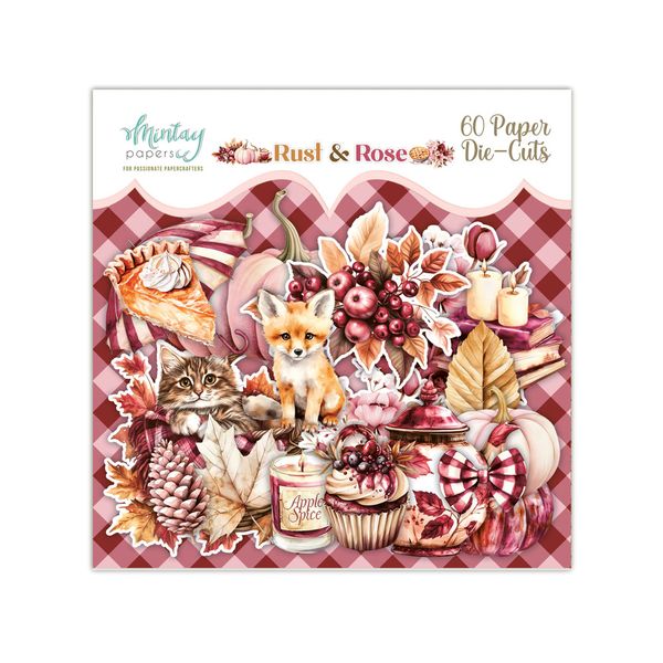 Mintay Paper Die-Cuts - Rust & Rose, 60 pcs