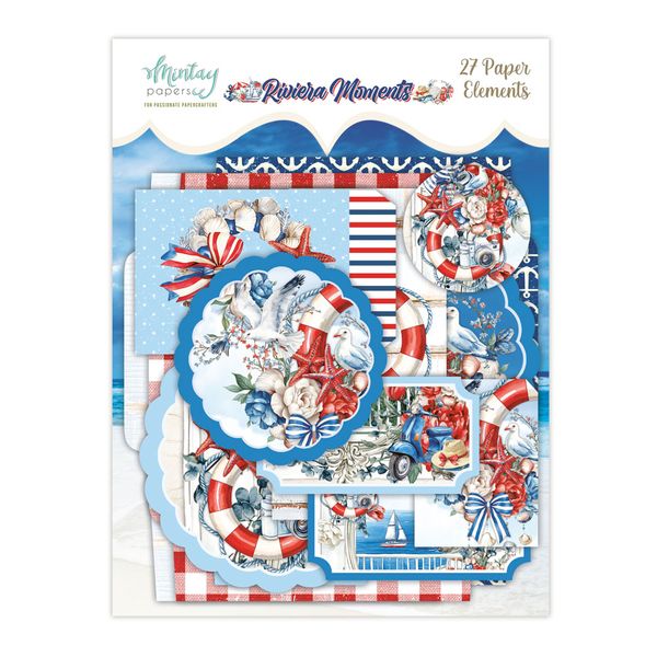 Mintay Paper Elements - Riviera Moments, 27 pcs