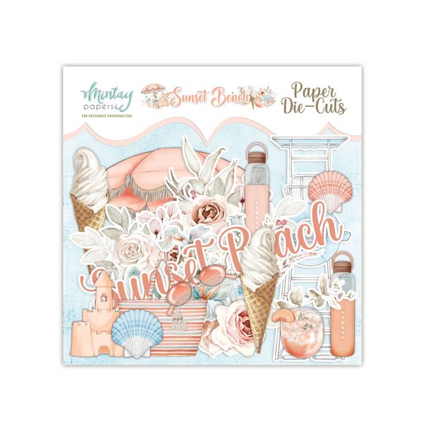 Mintay Sunset Beach Paper Die Cuts