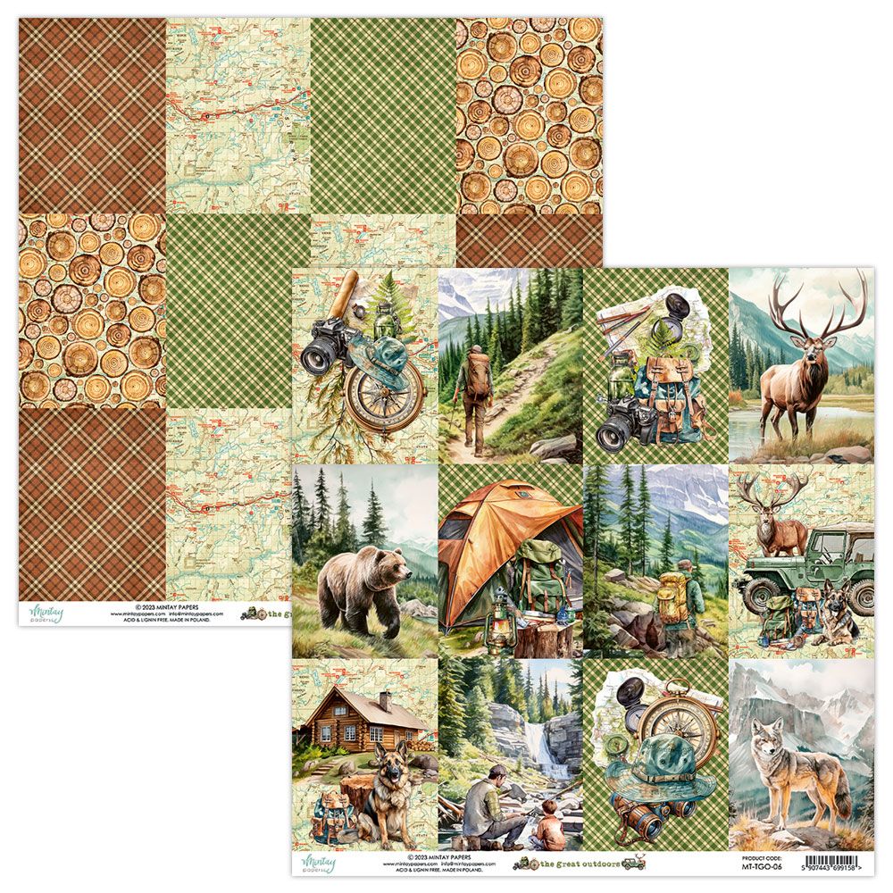 Mintay 12 x 12 Paper - The Great Outdoor 06