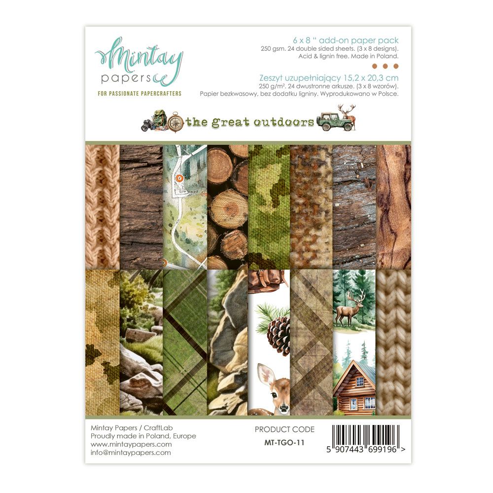 Mintay The Great Outdoor x 8 Add-On Paper Pad