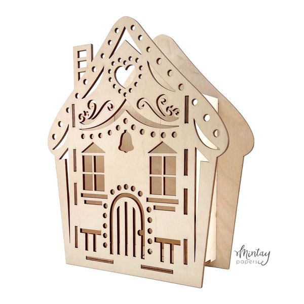 Mintay Gingerbread House Woodies