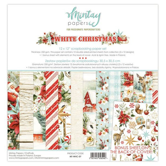 Mintay White Christmas 12x12 Pad