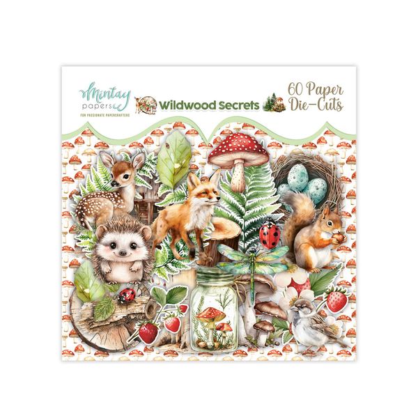 Mintay Wildwood Secrets Paper Die-Cuts, 60 pcs