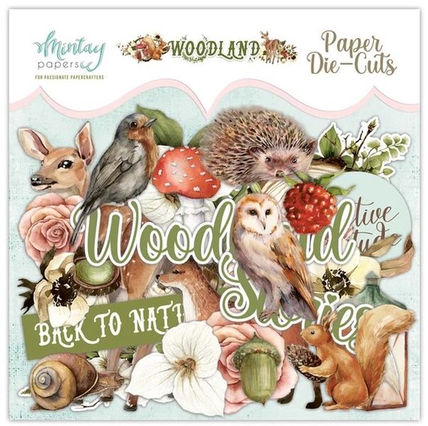 Mintay Woodland Paper Die-Cuts, 60 pcs