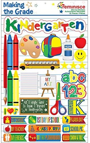 Reminisce Making the Grade: Kindergarten DS Paper (1 Sheet)