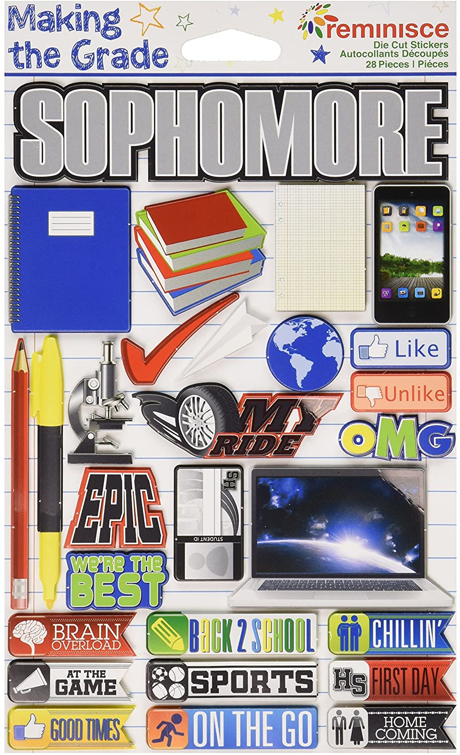 Reminisce Making the Grade: Sophomore Stickers
