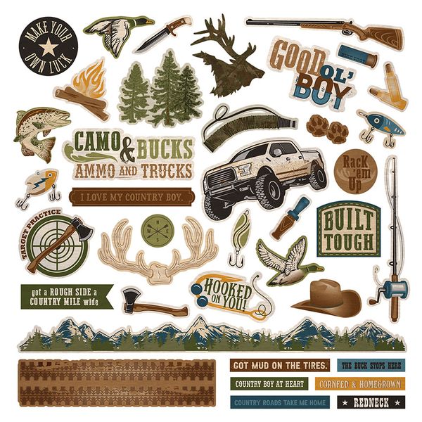 PhotoPlay Mud on the Tires 12X12 Sticker