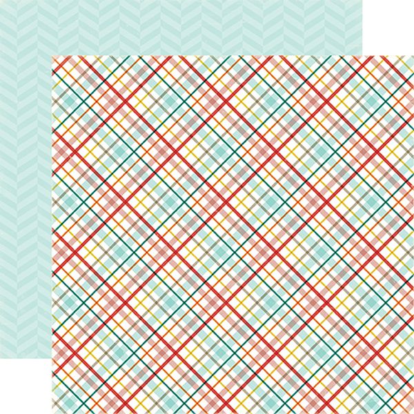 Meow Kitty Plaid DS Paper (1 Sheet)