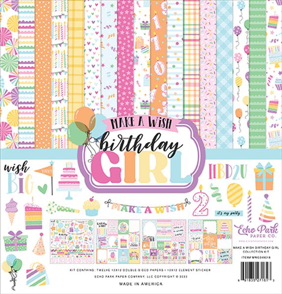 Make a wish Birthday Girl Collection Kit