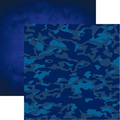 Reminisce Navy: Navy 4 Paper DS Paper (1 Sheet)