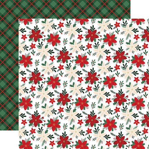 Echo Park Nutcracker Christmas: Merry Floral 12x12 DS Patterned Paper (1 Sheet)