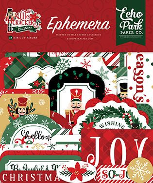 Echo Park Nutcracker Christmas Icons Ephemera
