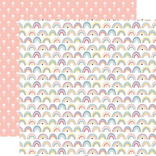 New Day Radiant Rainbows DS 12x12 DS Paper (1 Sheet)