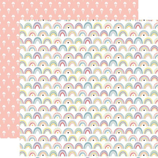 New Day Radiant Rainbows DS 12x12 DS Paper (1 Sheet)