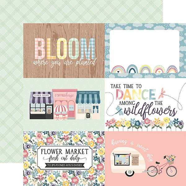New Day 6x4 Journaling Cards DS 12x12 DS Paper (1 Sheet)
