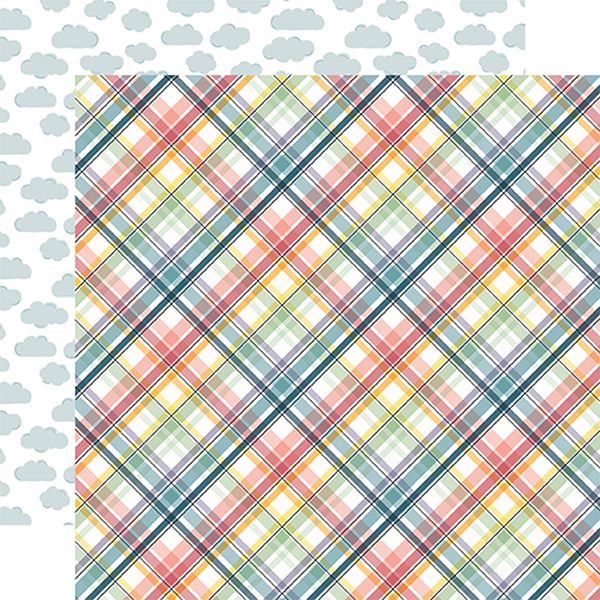 New Day Perfect Day Plaid DS 12x12 DS Paper (1 Sheet)