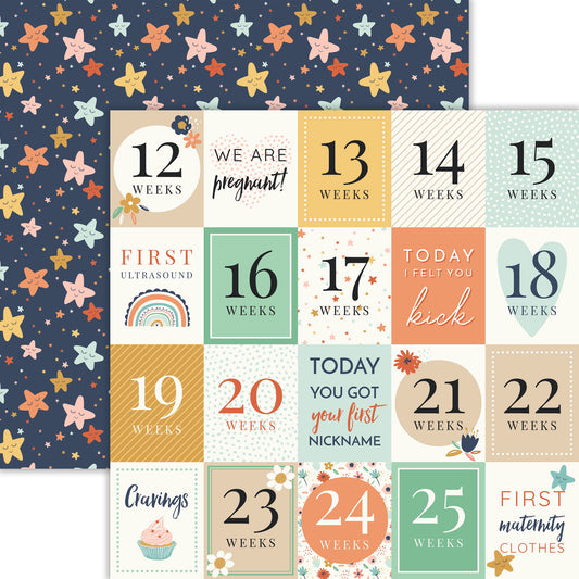 Reminisce 9 Months: The Greatest Gift DS Paper (1 Sheet)