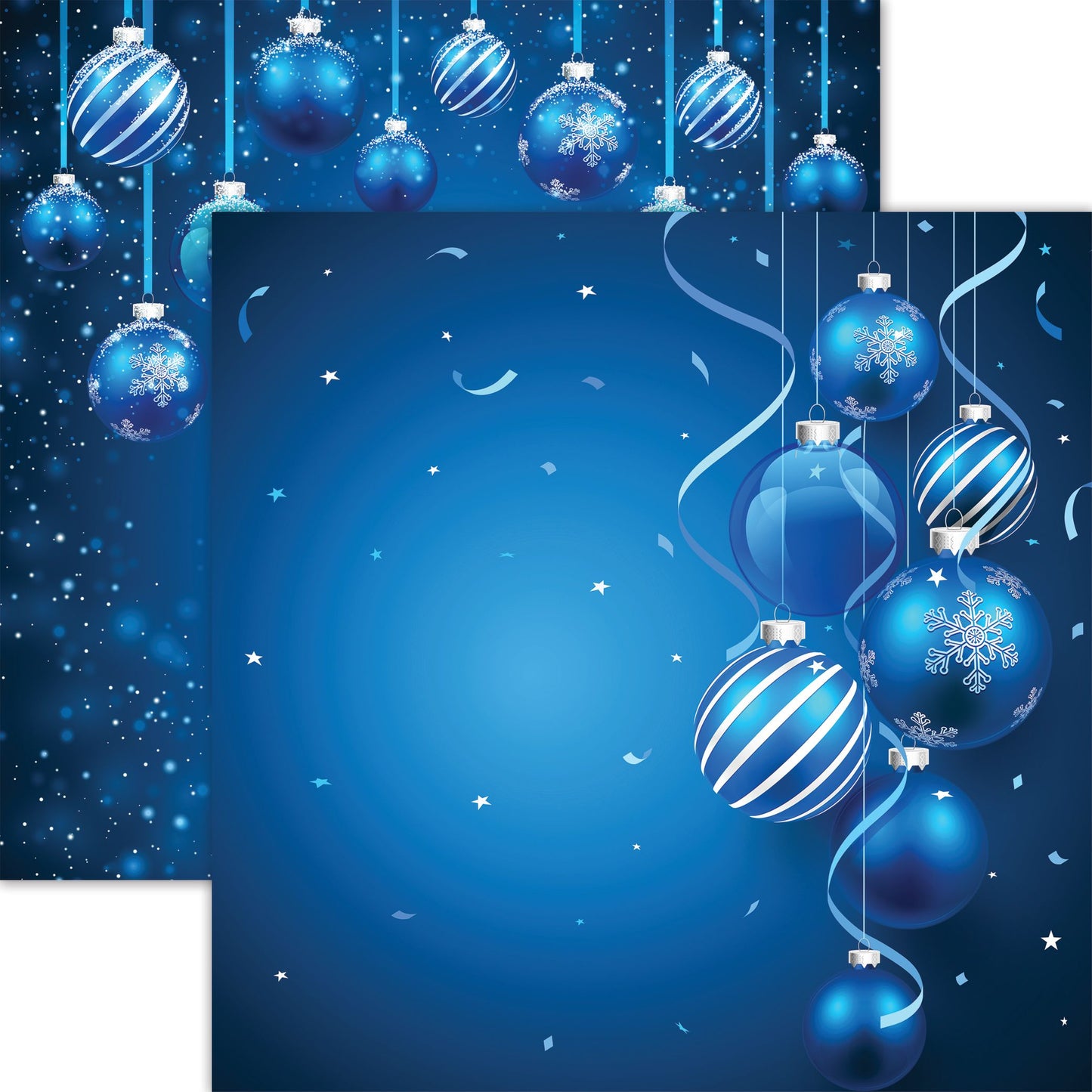 Reminisce Nordic Noel: Cobalt Christmas DS Paper (1 Sheet)