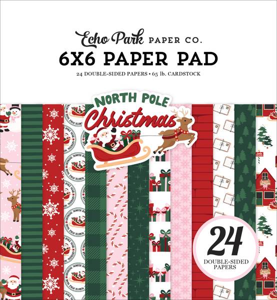Echo Park North Pole Christmas 6x6 Paper Pad