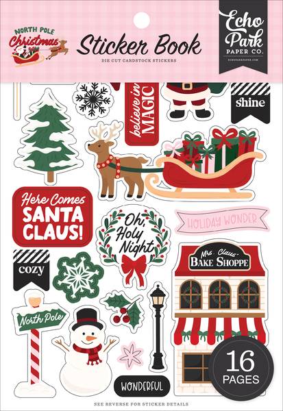 Echo Park North Pole Christmas Sticker Book