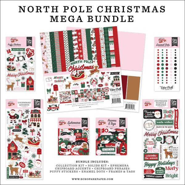 Echo Park North Pole Christmas Mega Bundle